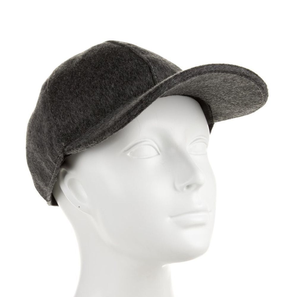 Gucci Web Gray Wool Baseball Hat Cap Rare XL - Picture 2 of 13